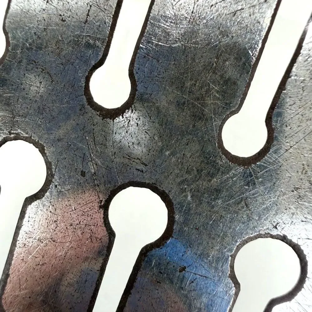 Vintage EKCO Slotted Spatula, Chromium Plated with Wood Handle